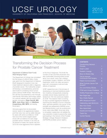 2015 UCSF Urology Newsletter