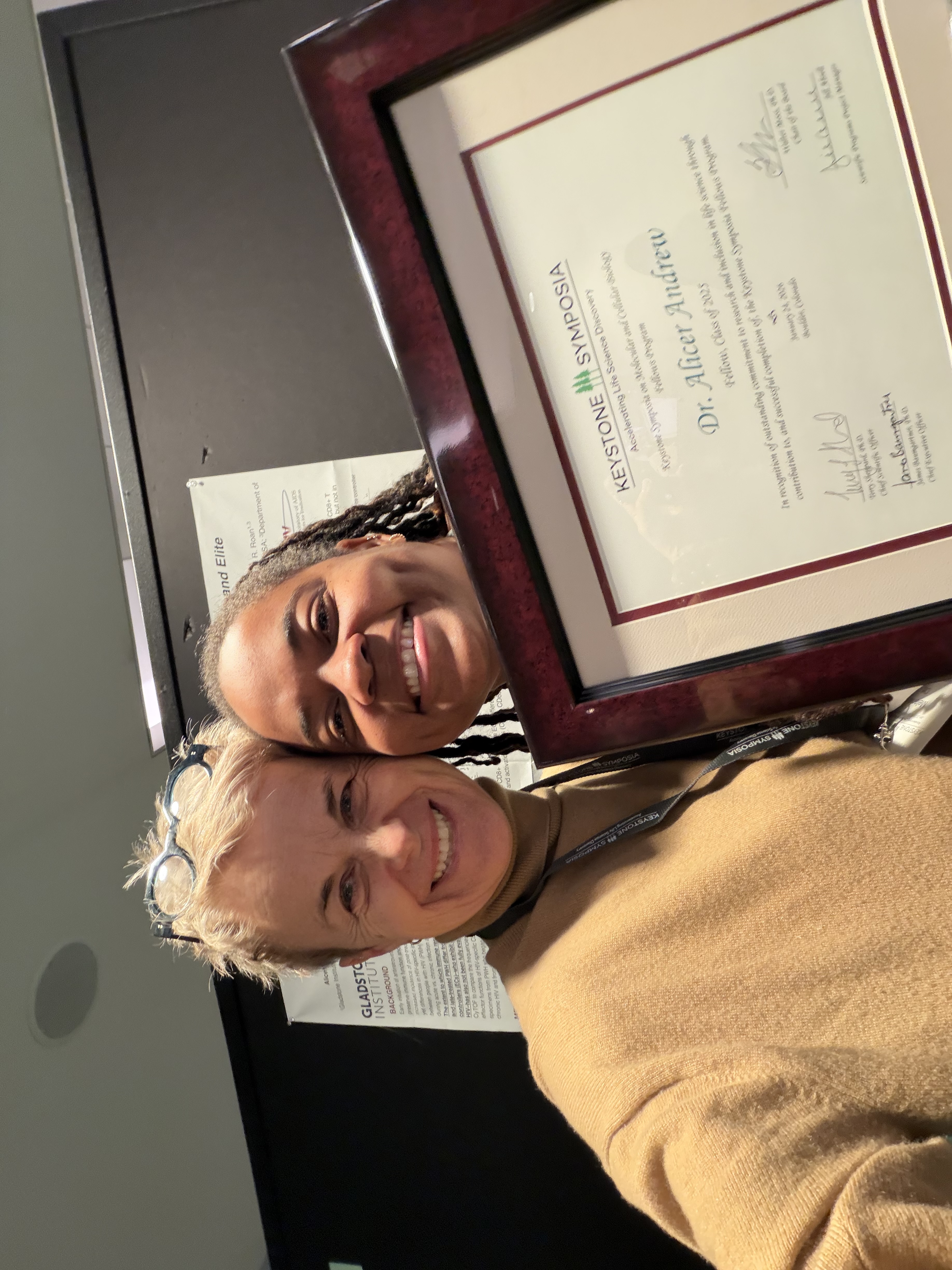 Dr. Melanie Ott and Dr. Alicer Andrew