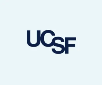UCSF Logo with light blue background