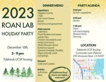 holiday party invitation