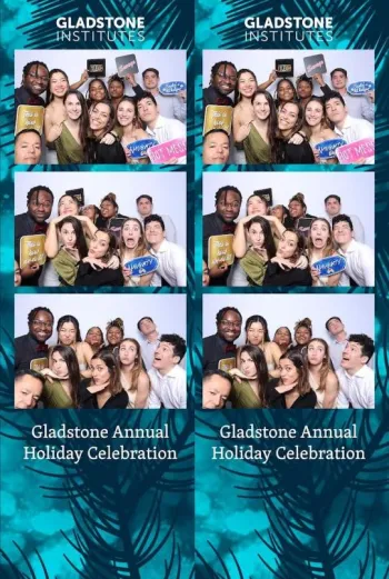 photo booth photos from an event