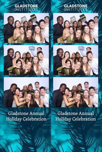 photo booth photos from an event