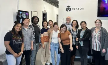 group at an escape room