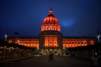 City Hall orange