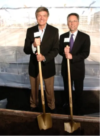 Figure 6:  Dr. Peter Carroll MD, MPH (right) and Van Van Auken