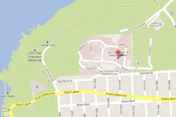 map of the Veterans Affairs Medical Center