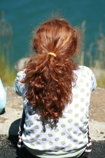 Image of red head child