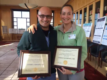 Drs. Anobel Odisho and Lindsay Hampson