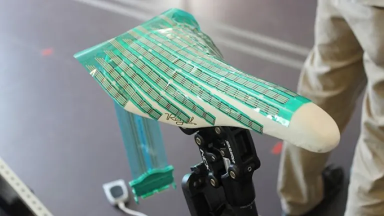 bike seat with sensors on it