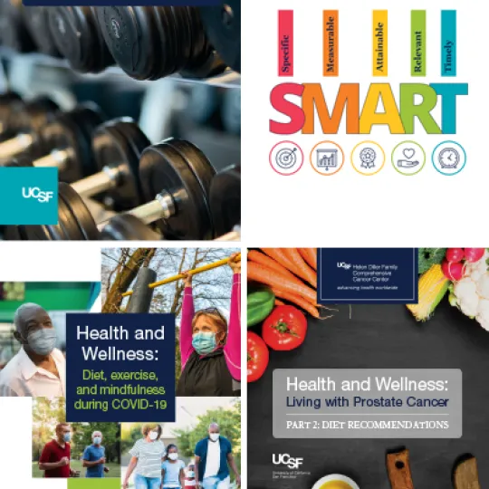 Banner with Health and Wellness guides