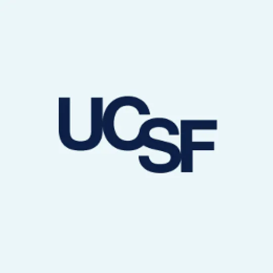 UCSF Logo with light blue background