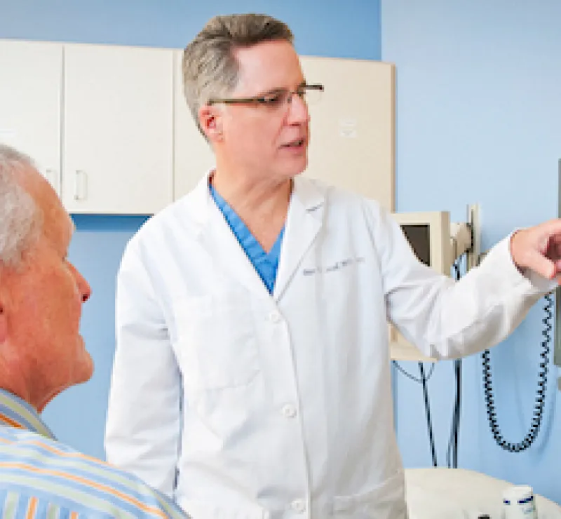 Dr. Carroll and Patient