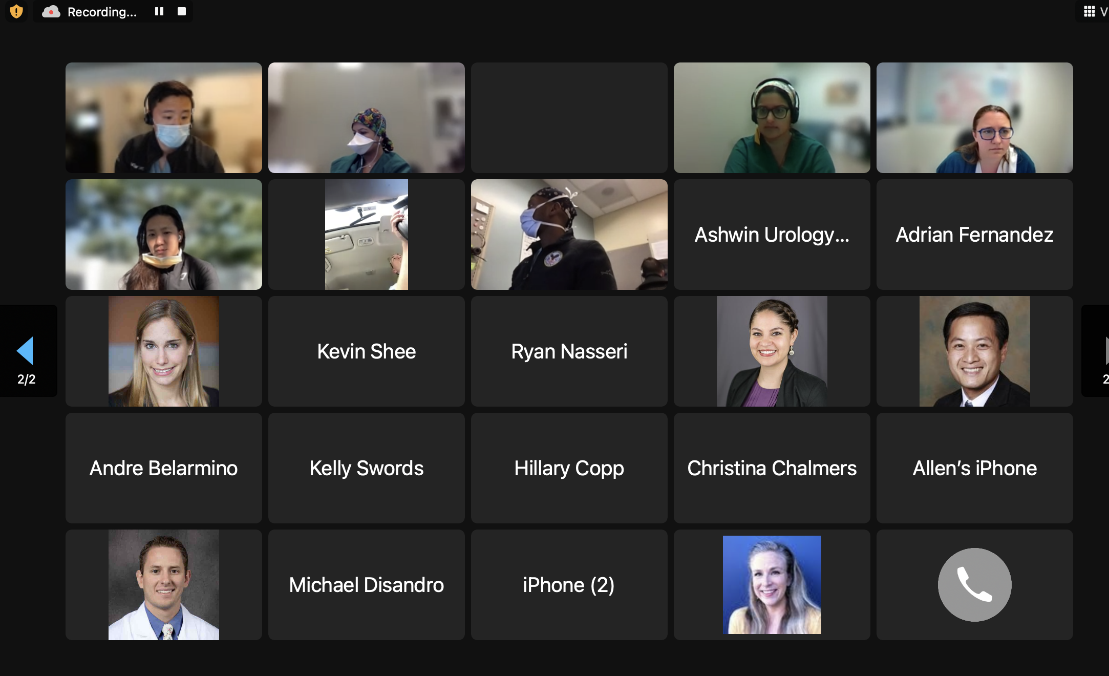 Zoom image of UC wide great case conference.