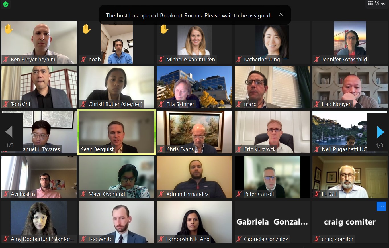 NorCal Zoom Meeting Screen Shot