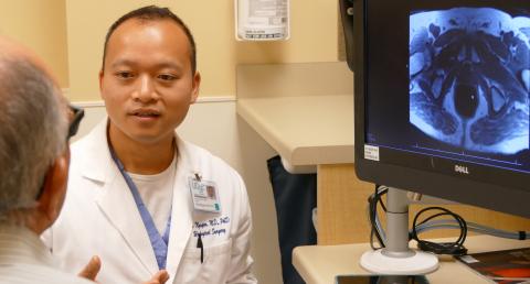 Dr Hao Nguyen in clinic